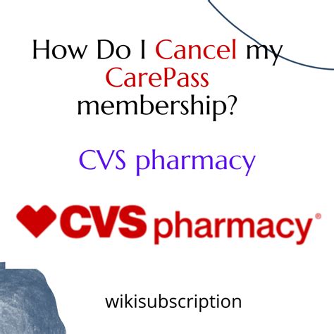 I tried calling to cancel my carepass but was put on hold for at least 35 min. . Cancel cvs carepass online